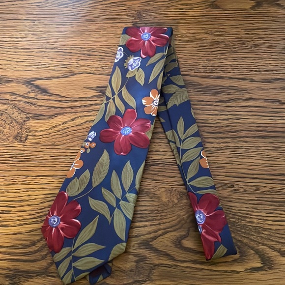 Don Loper Accessories Vintage Don Loper Beverly Hills Floral Silk